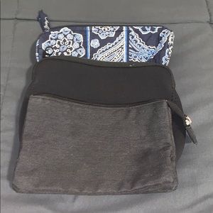 Three for 30 pencil and toiletry bags